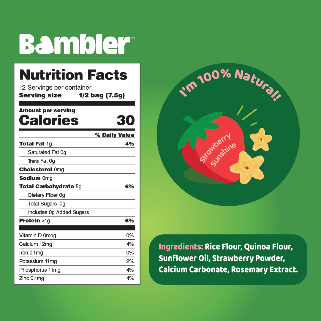 Strawberry & Quinoa Puffs 6pk