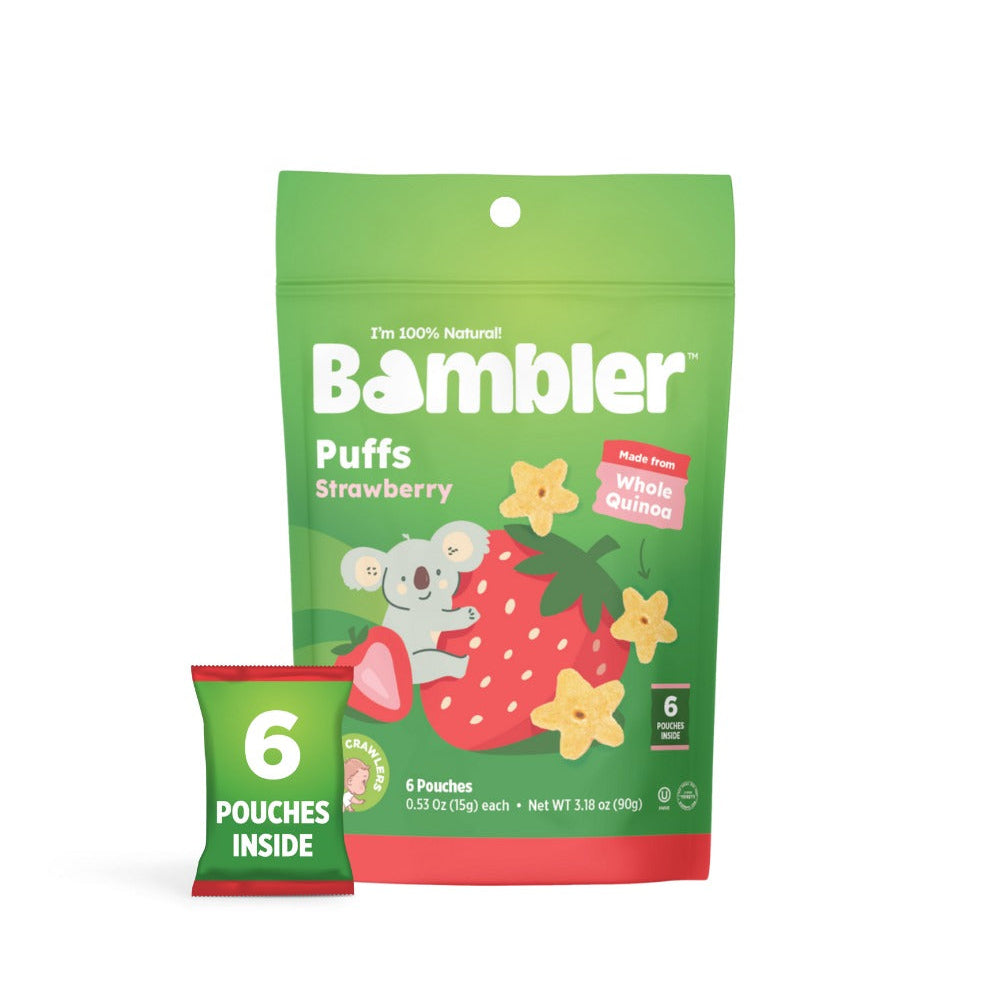 Strawberry & Quinoa Puffs 6pk