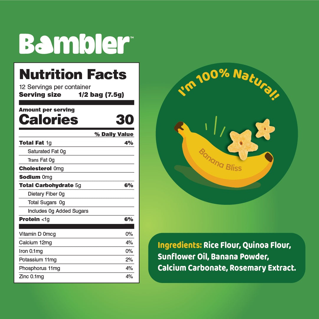 Banana & Quinoa Puffs 6pk